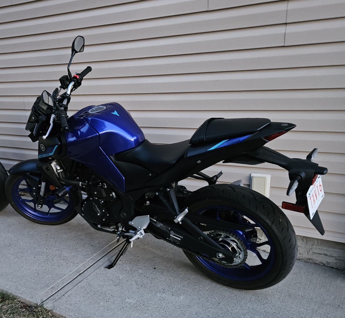 2023 Yamaha MT-03 Motorcycle - Blue - photo 2
