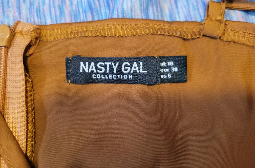 Nasty Gal Brown Slip Dress - Size US 6 (0342) image indicator(4)