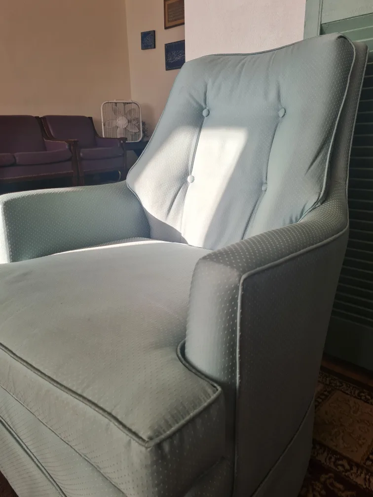 Vintage Armchair - Light Blue image indicator(3)