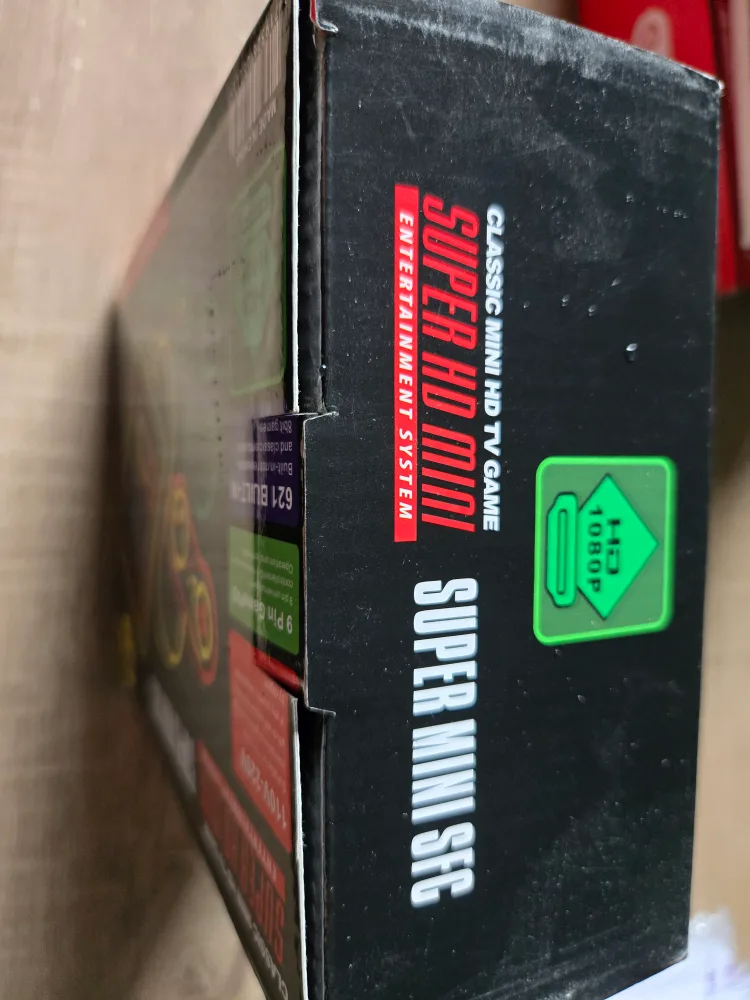 Super NES, mini. with 621 games. Brand New , HDMI image indicator(2)