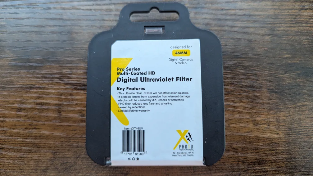 New Pro Series 46mm Digital Ultraviolet Filter thumbnail