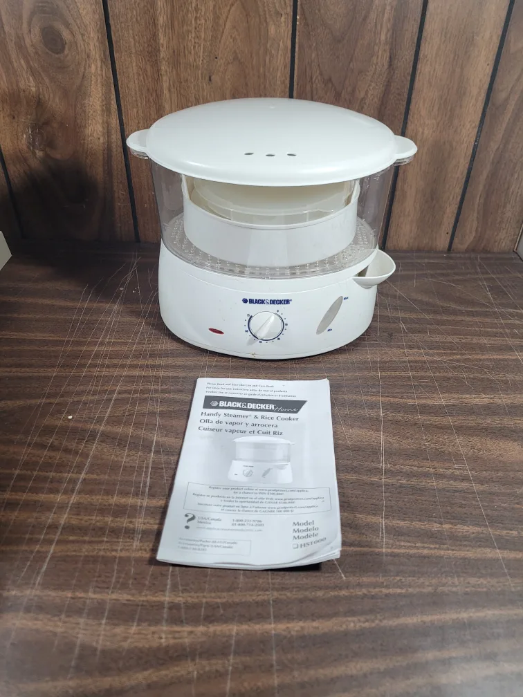 Black & Decker Handy Steamer & Rice Cooker HS1000 thumbnail