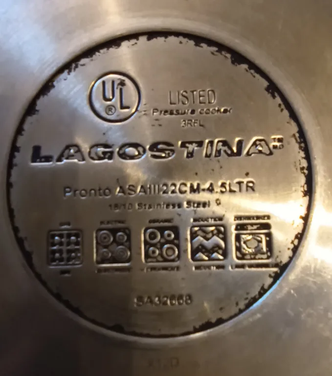 Lagostina Pronto 4.5L Pressure Cooker image indicator(4)