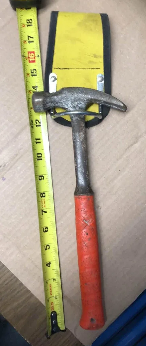 Vintage Plumb Hammer with Holder thumbnail