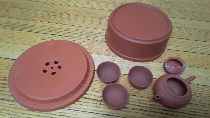 Clay Tea Set with Teapot and Cups - photo 3