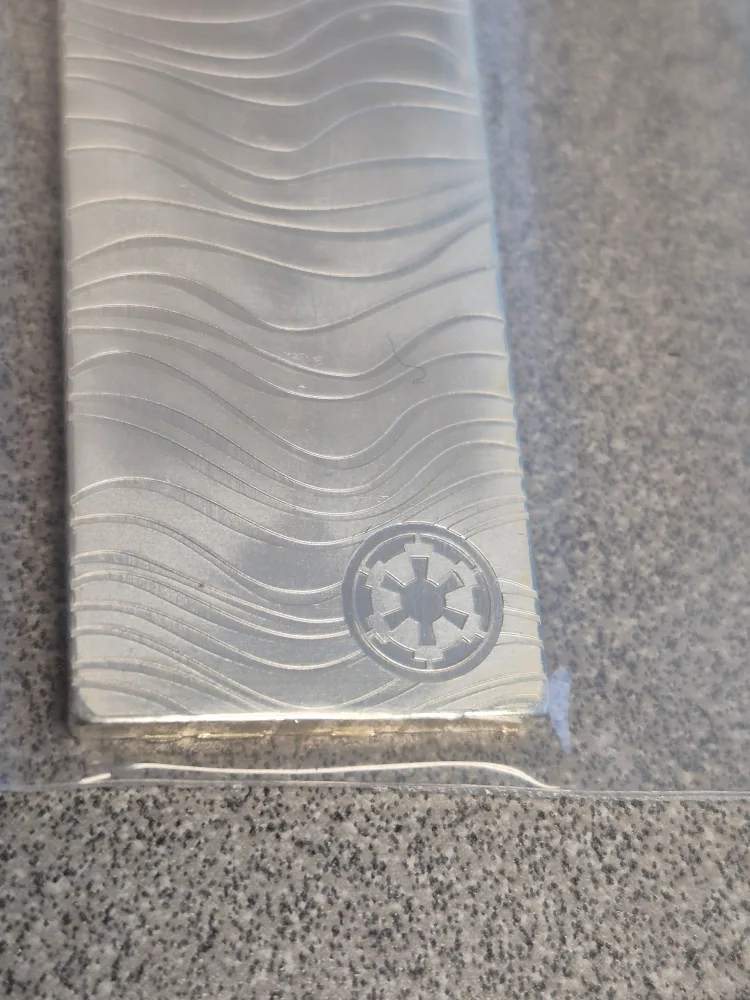.999 Silver Star Wars: Mandalorian Beskar Bar- 2x 1 Oz bars image indicator(3)