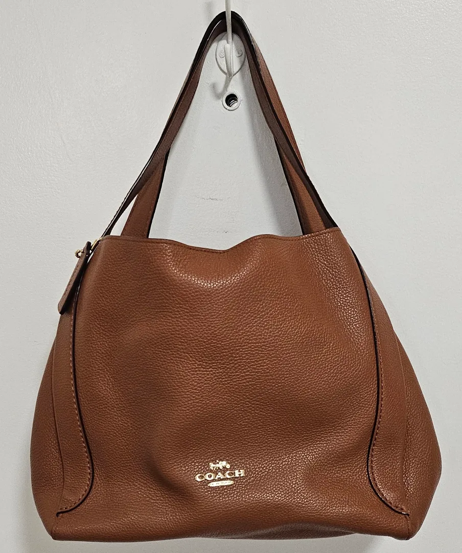 Coach Leather Shoulder Bag - Brown thumbnail