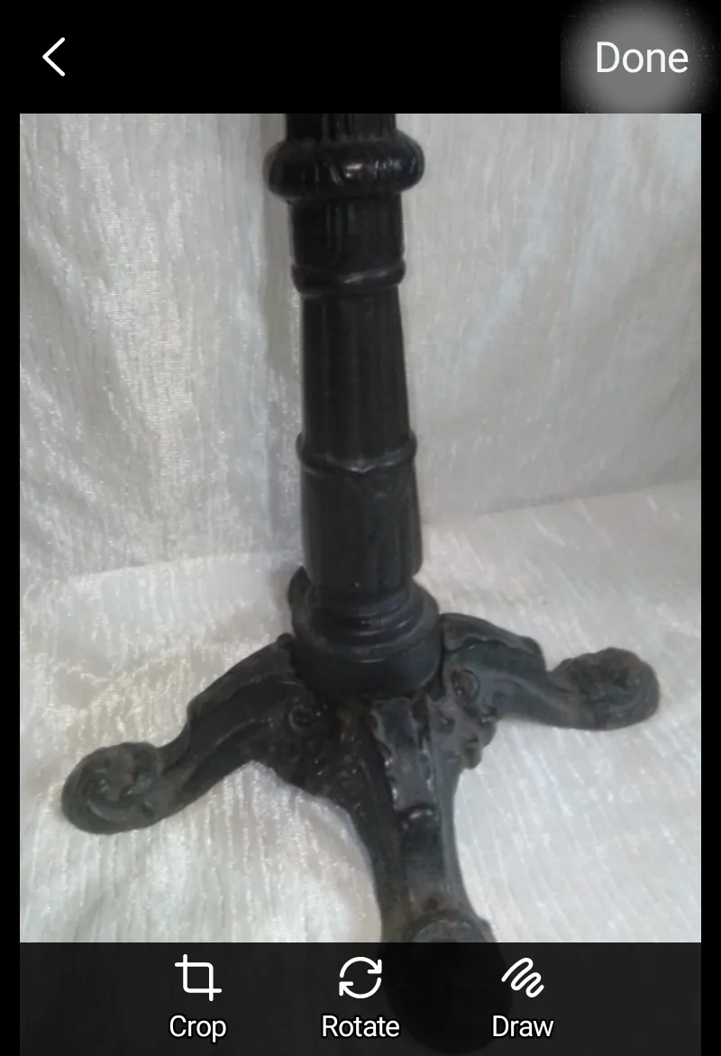 Vintage Cast Iron Table Base image indicator(3)