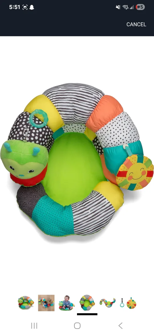 Infantino Prop-A-Pillar Tummy Time & Seated Support image indicator(2)