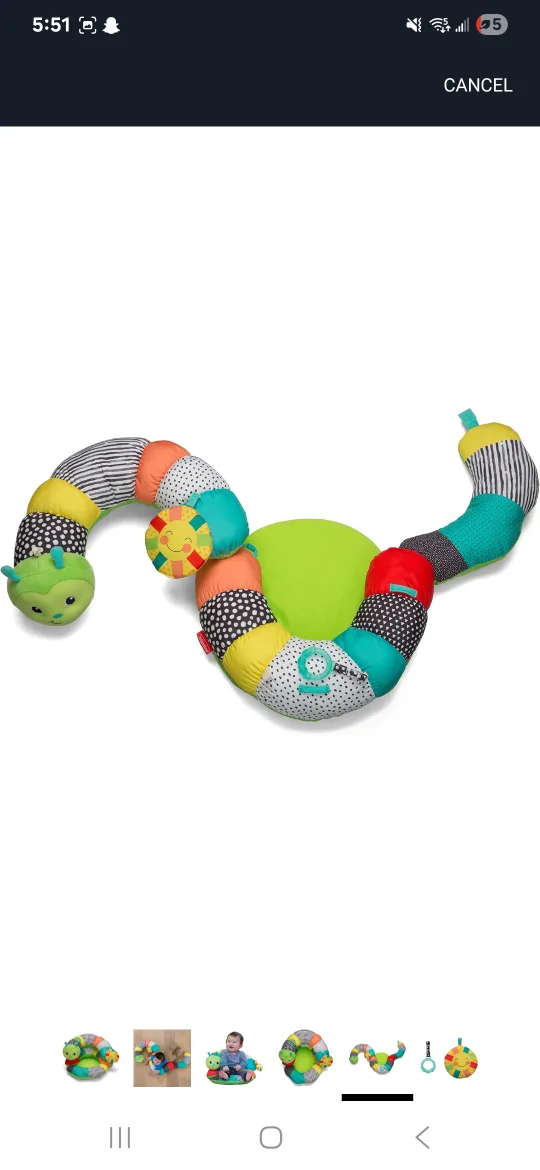 Infantino Prop-A-Pillar Tummy Time & Seated Support image indicator(3)