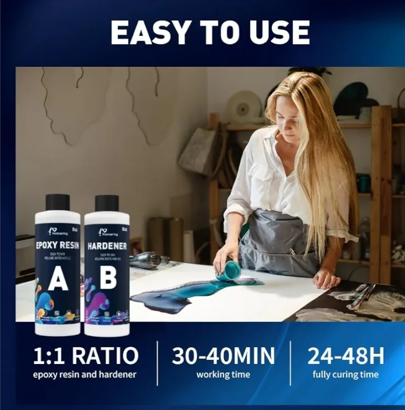 Honcaring Epoxy Resin and Hardener Kit image indicator(3)