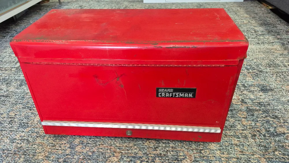 Sears Craftsman Red Metal Toolbox image indicator(3)