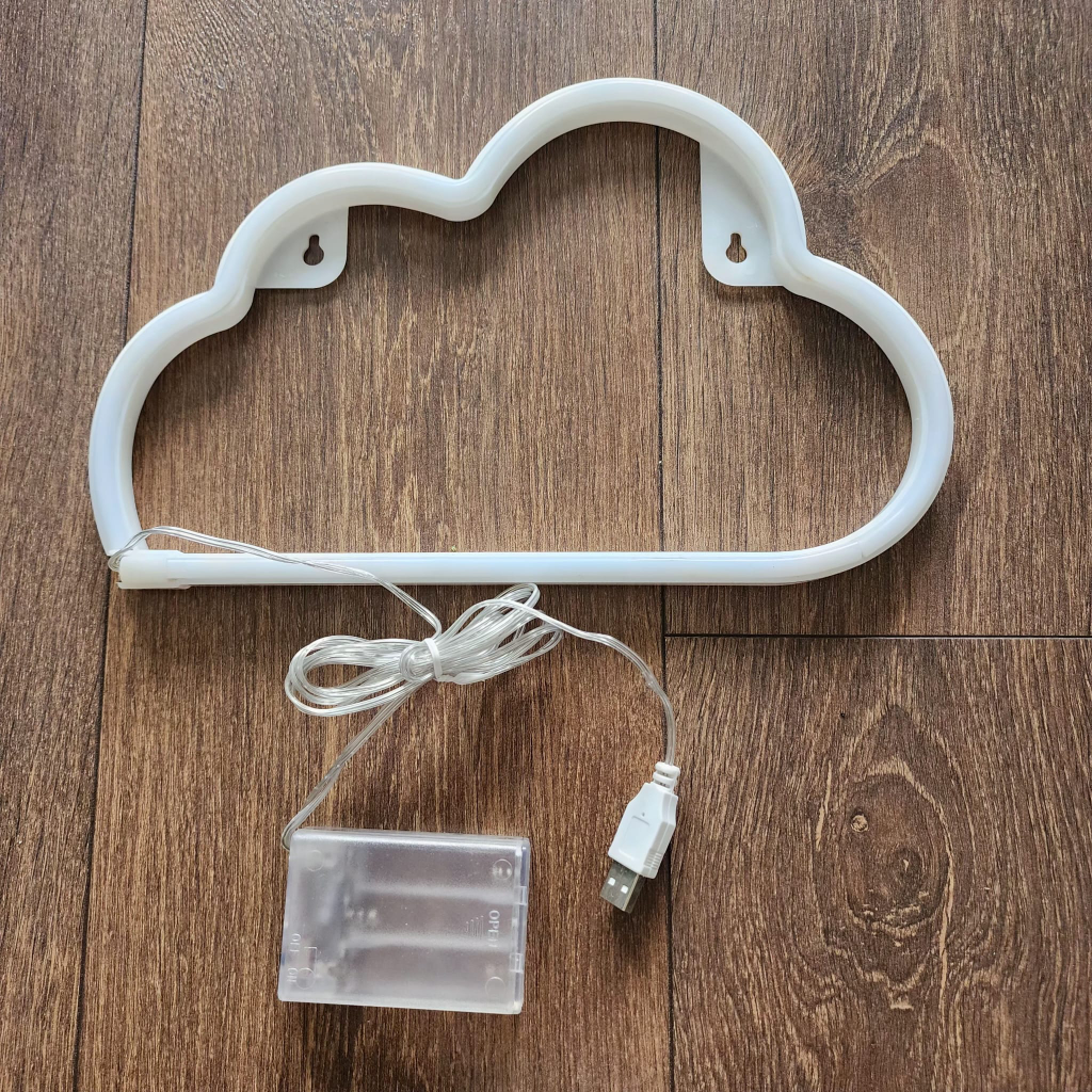 Cloud Neon Sign - USB or Battery Powered - photo 2