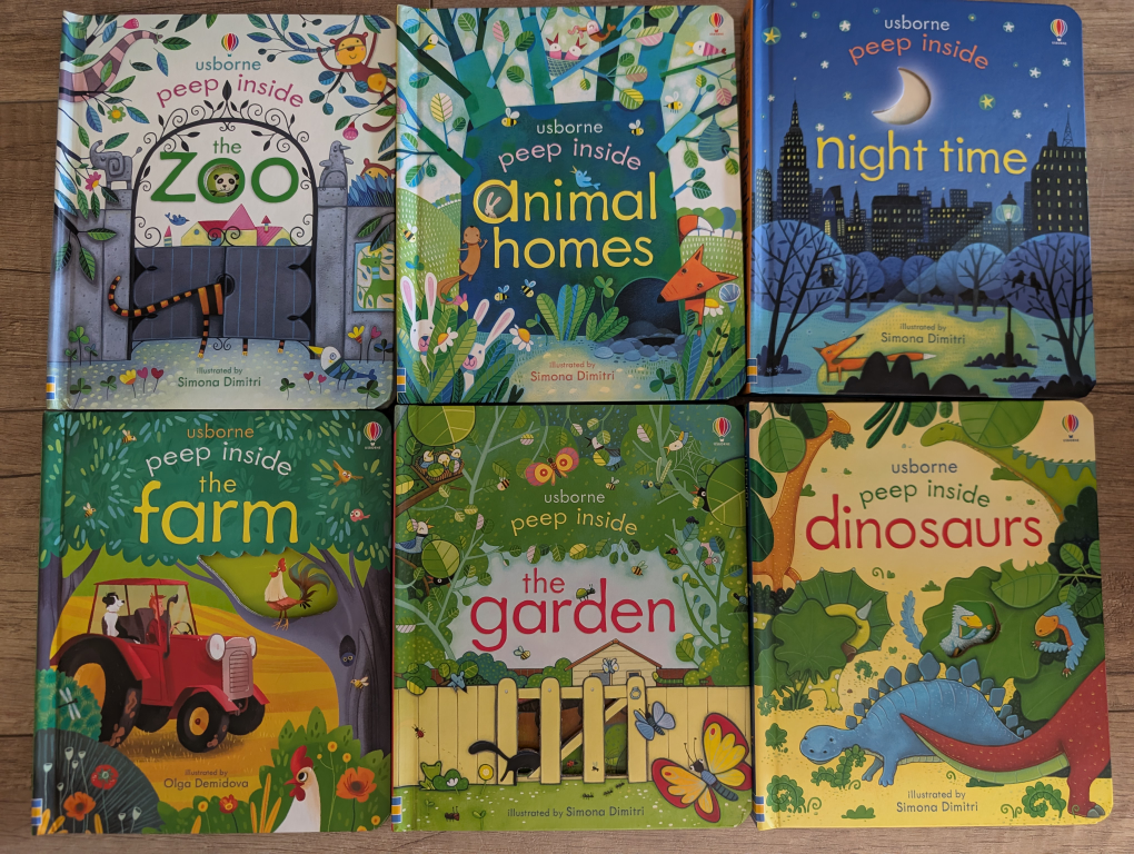 Usborne Peep Inside, 6 Books Box Set - photo 3