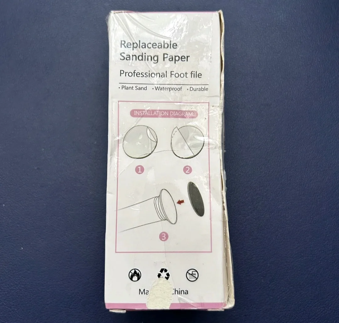 REPLACEMENT SANDPAPER FOR ELECTRIC FOOT FILE CALLUS REMOVER MACH image indicator(7)