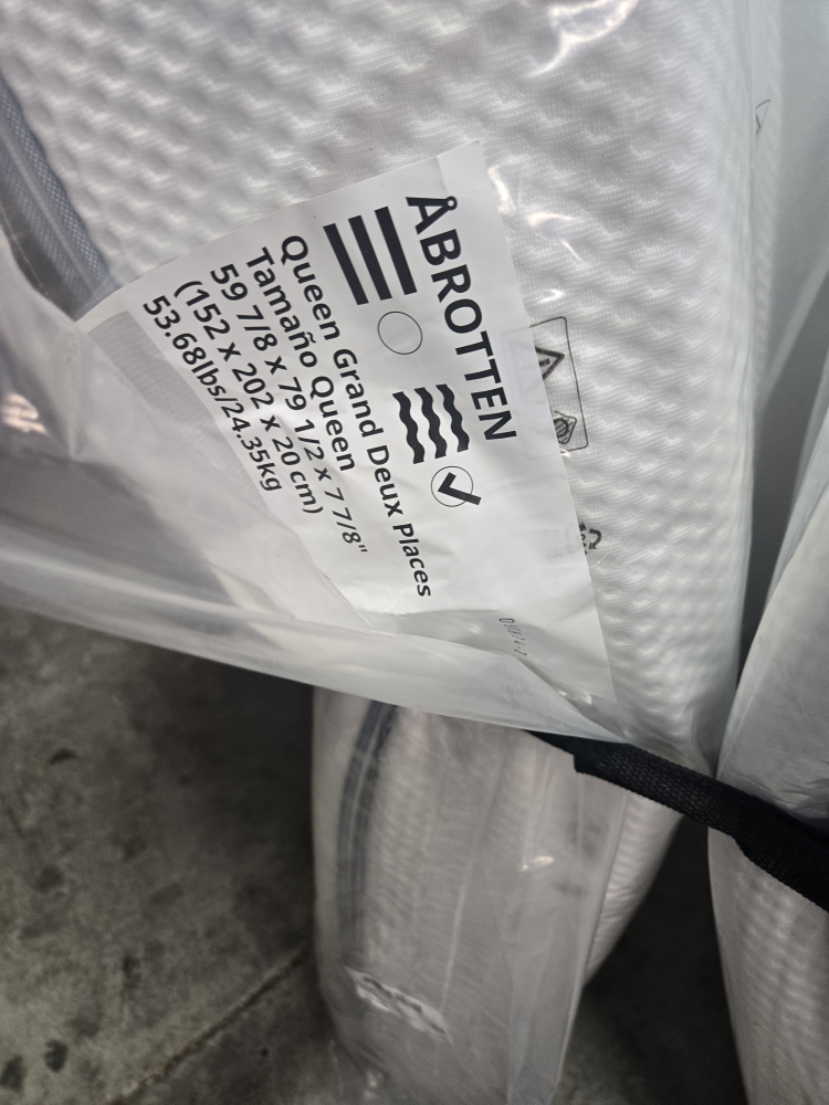 IKEA ÅBROTTEN Queen Foam Mattress - New - photo 2