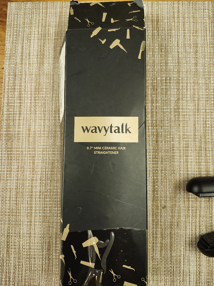 wavytalk 0.7" Mini Ceramic Hair Straightener