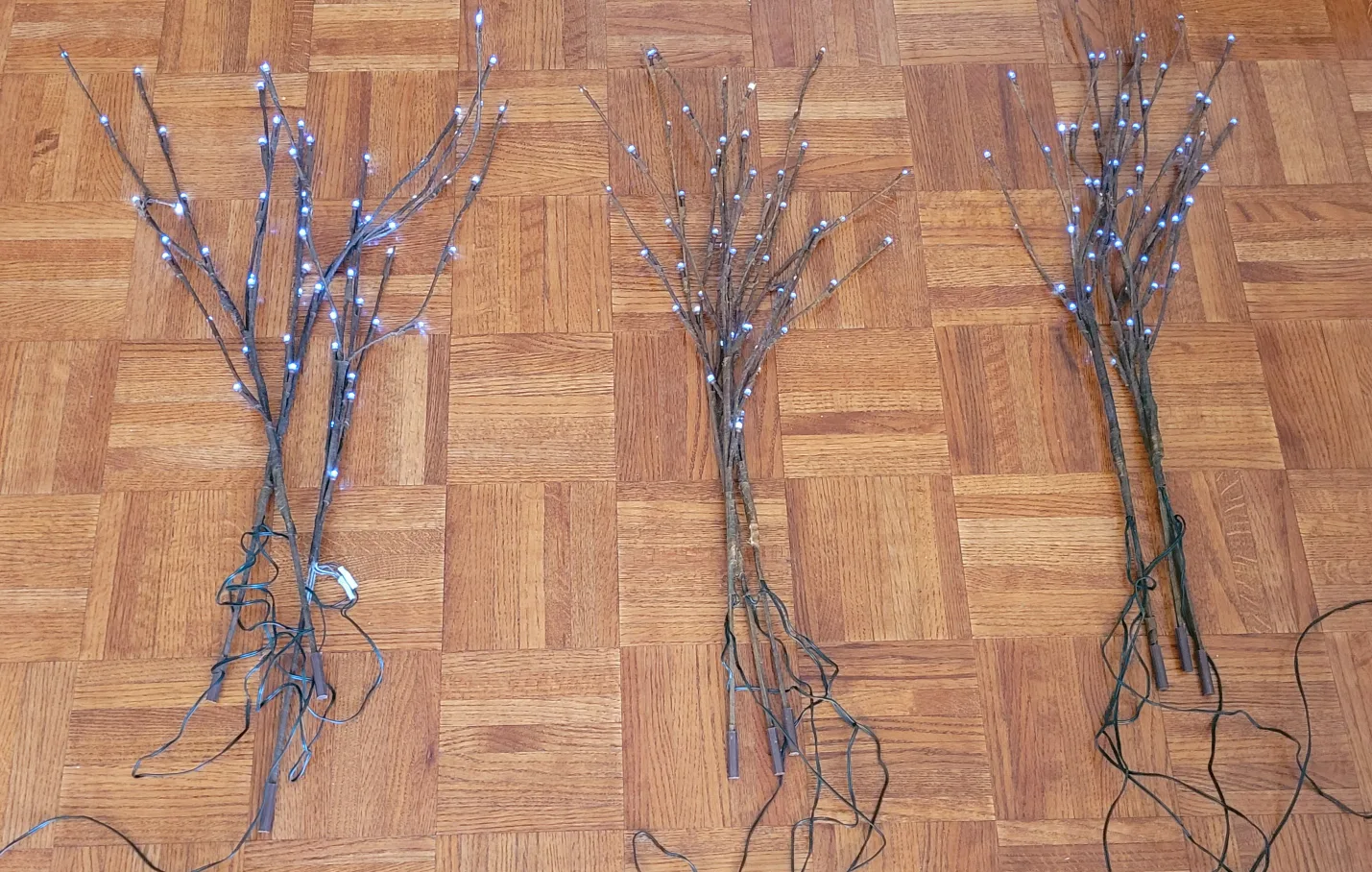 Lighted Twig Branches - Set of 3 thumbnail