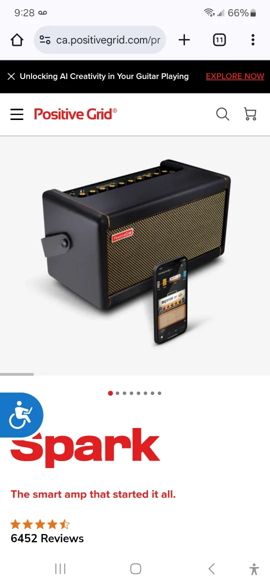 Positive Grid Spark 40 Guitar Amplifier thumbnail