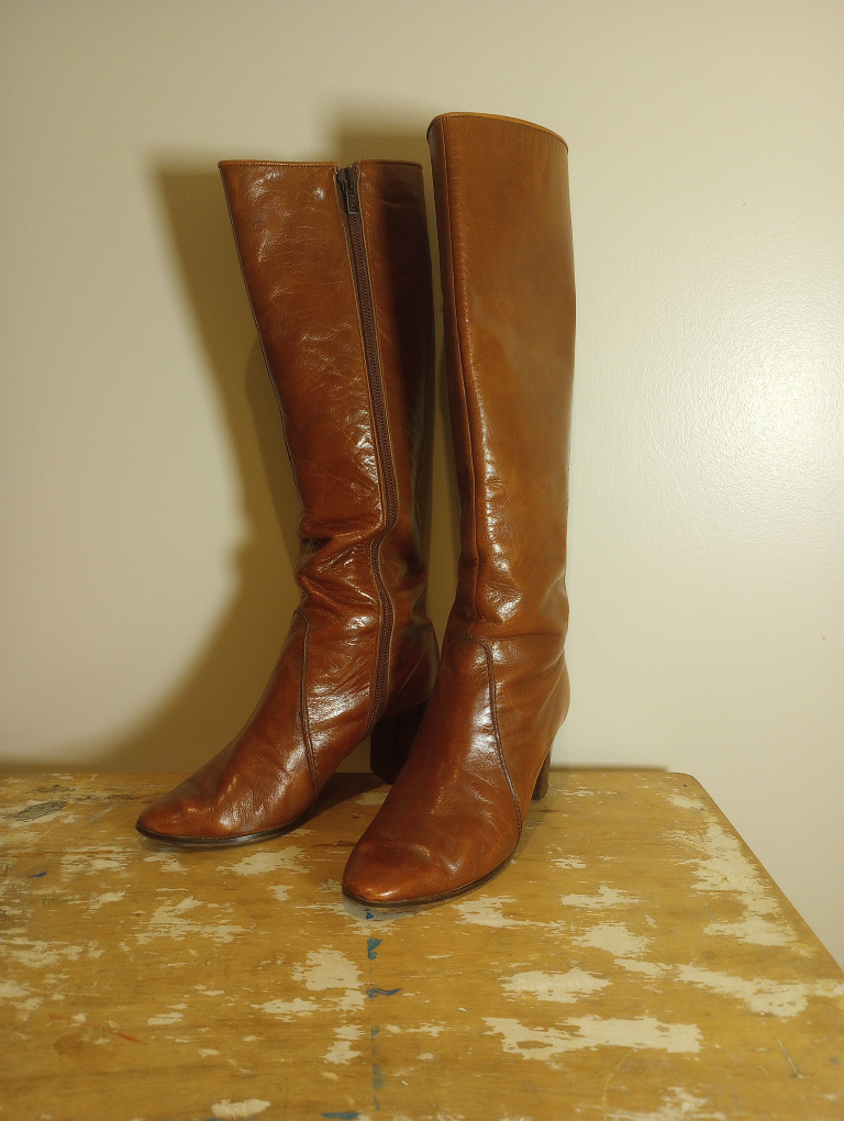 Fine Leather Heeled Boots