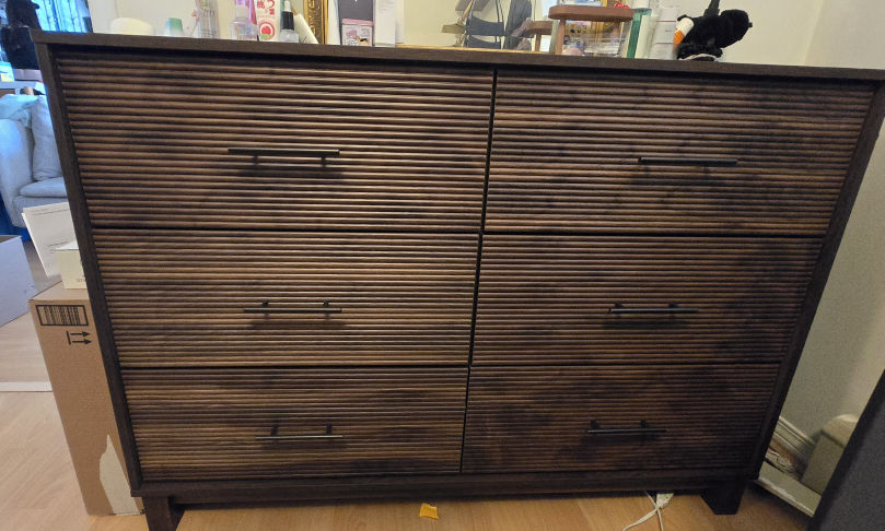 6-Drawer Dresser, Brown