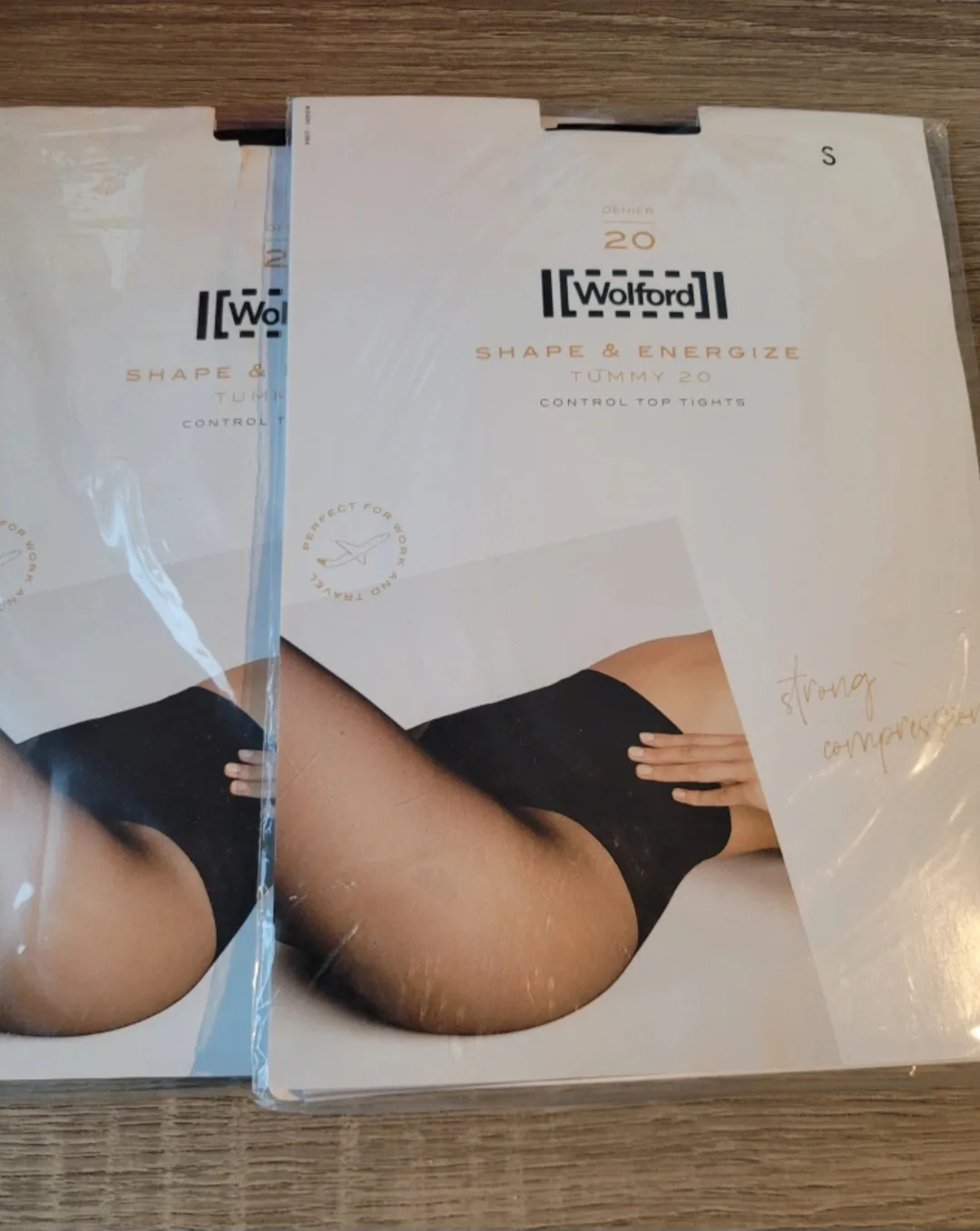 Wolford Shape & Energize Tummy 20 Control Top Tights - S thumbnail
