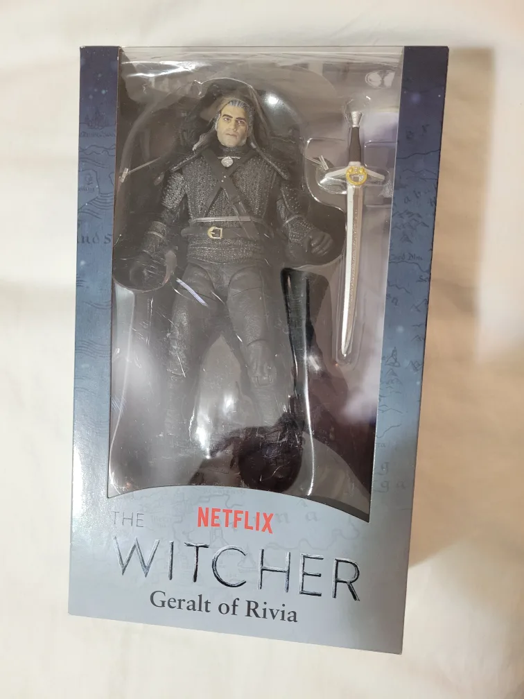 The Witcher action figures - Brand new (Geralt, Jaskier, Ciri) thumbnail