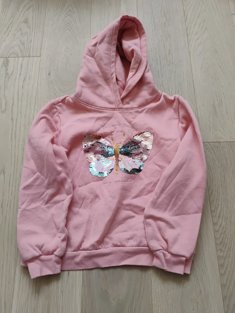 Pink Butterfly Hoodie thumbnail