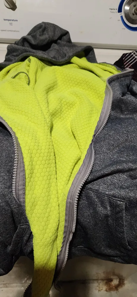 Athletic Works XL/TG Hoodie - Grey/Lime Green🇨🇦 thumbnail