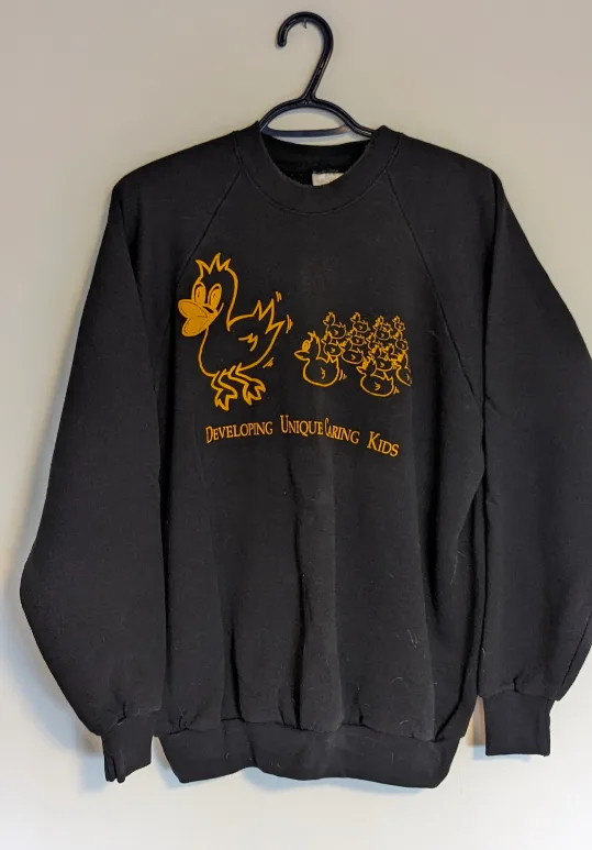 Men's X-Large Black Duck Sweater thumbnail
