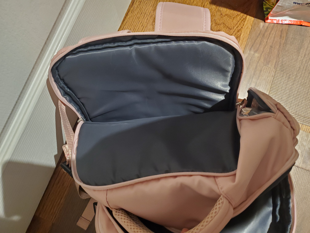 Pink Backpack for travel and work - photo 4