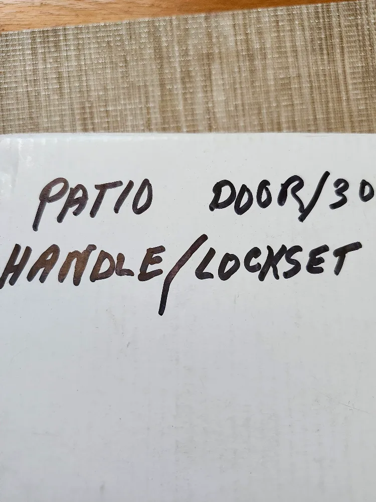 Patio Door Handle/Lockset thumbnail
