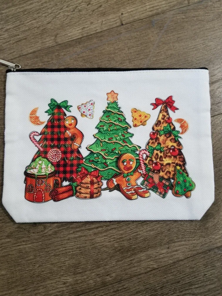 Christmas Tree Zipper Pouch thumbnail
