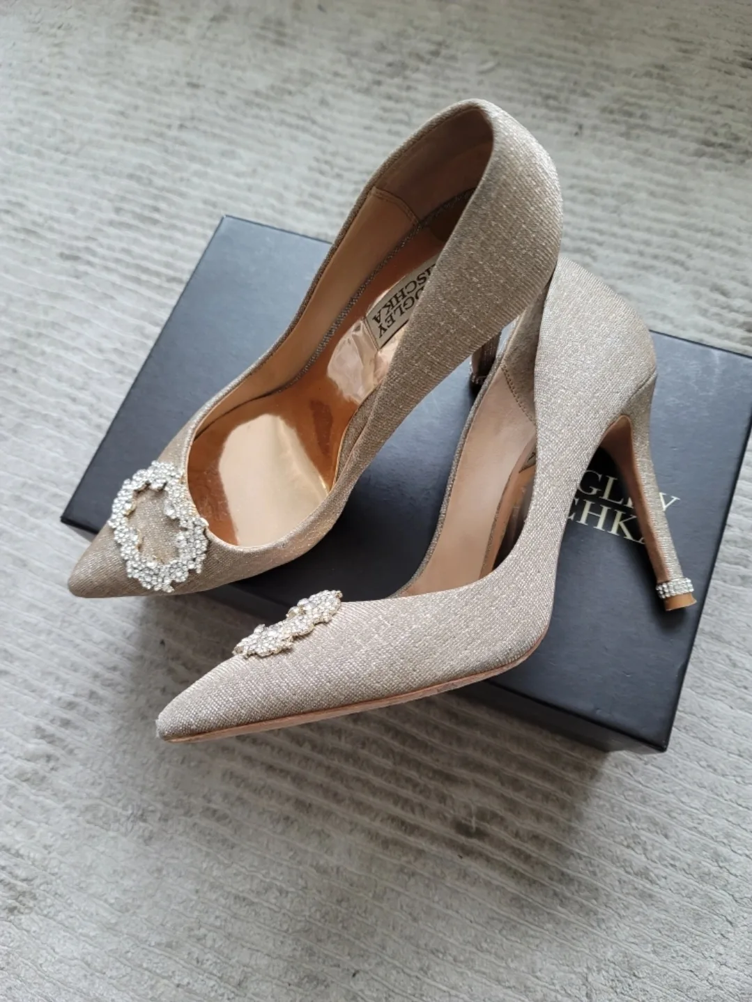 Badgley Mischka Nichole II Heels - Size 8.5 image indicator(2)