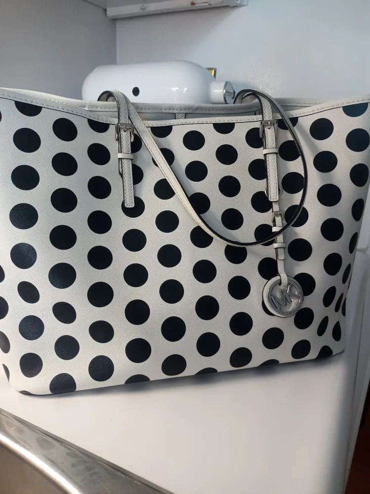 Michael Kors Polka Dot Tote Bag thumbnail