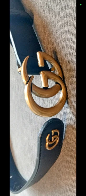 Gucci Leather Belt Black Size 105-42 thumbnail