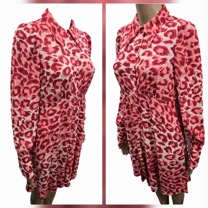 Kate Spade Panthera Shirt Dress Size 2 image indicator(5)