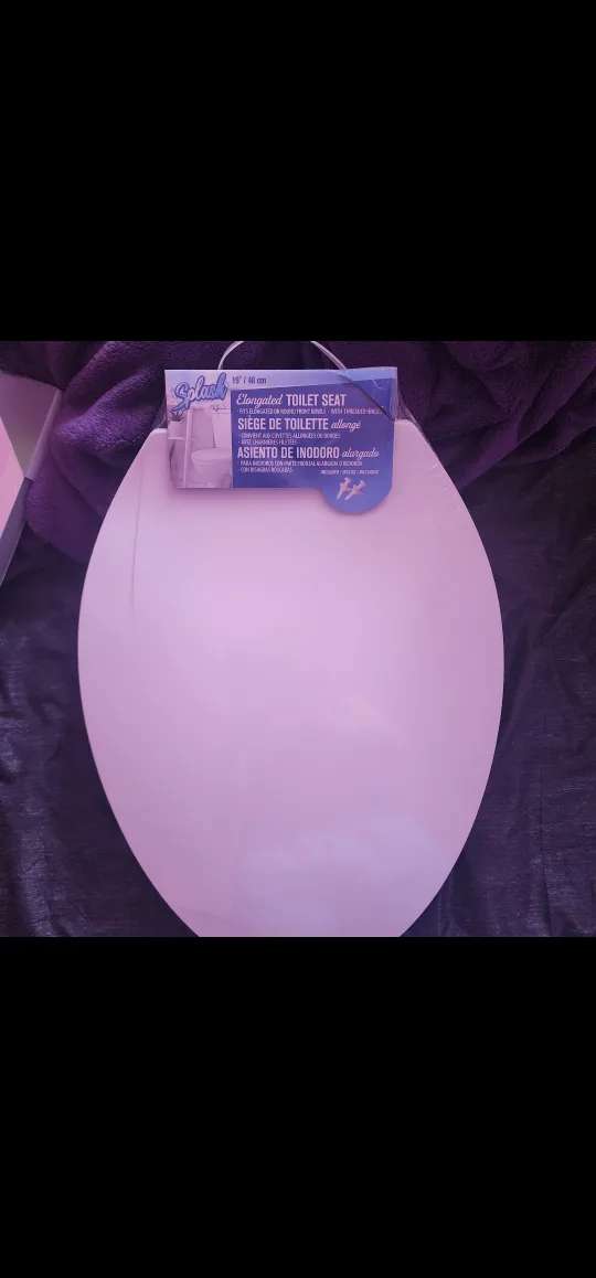 Splash Elongated Toilet Seat - New! thumbnail