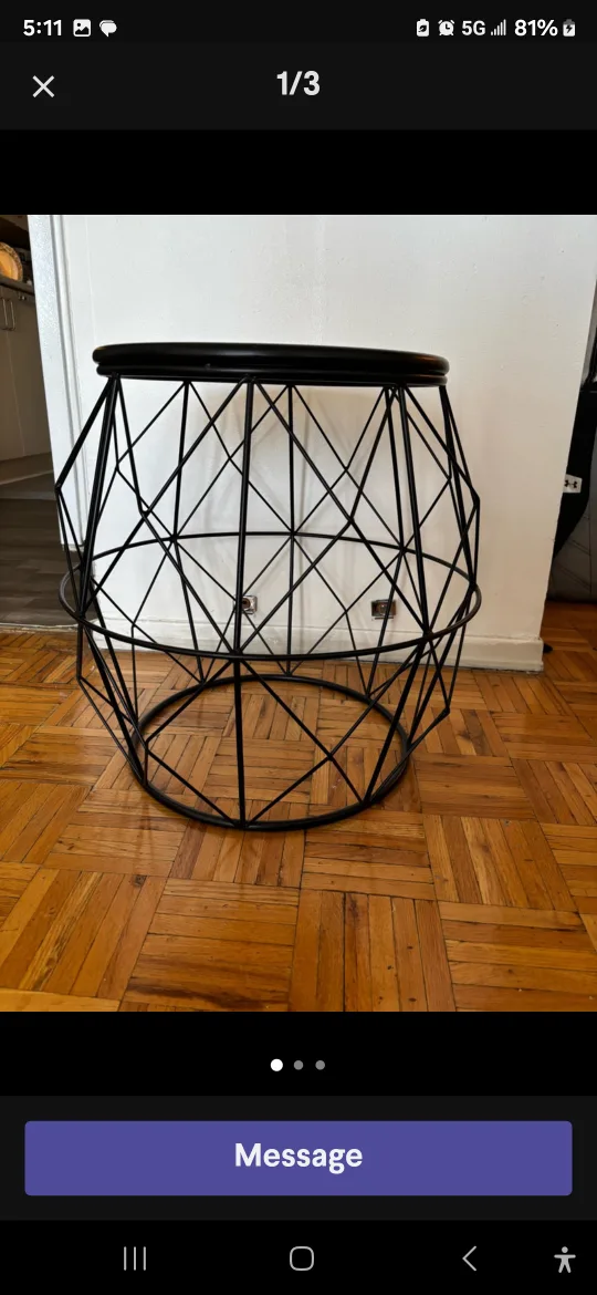 Metal Side Table image indicator(3)