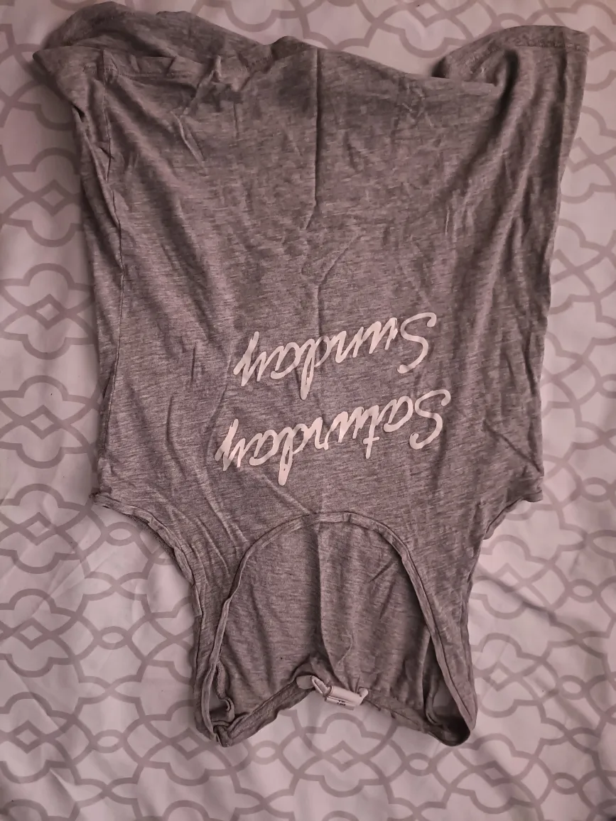 Saturday Sunday Grey Tank Top thumbnail