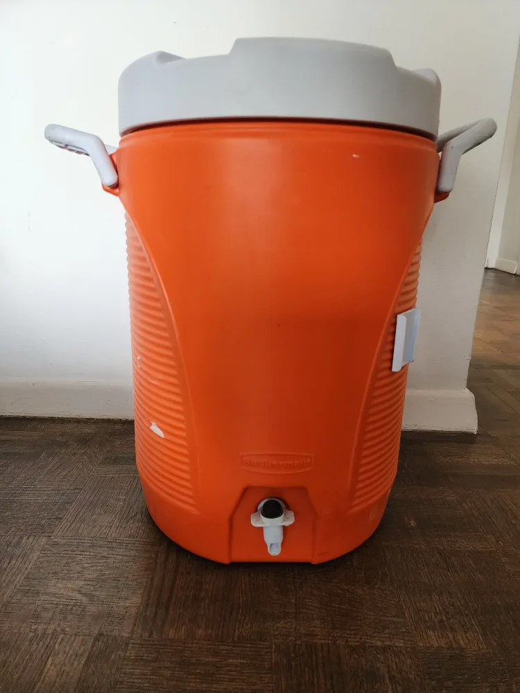 Rubbermaid Orange Water Cooler thumbnail