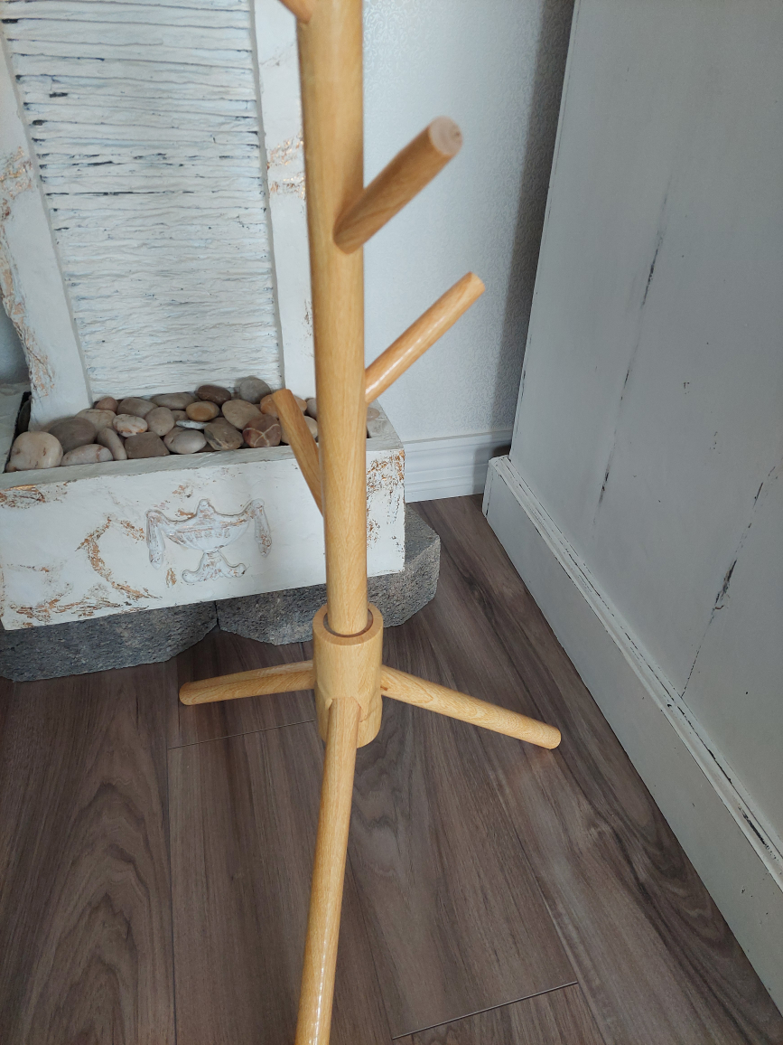 versatile coat, hat rack with 8 removable pegs. 68.75" tall. - photo 3