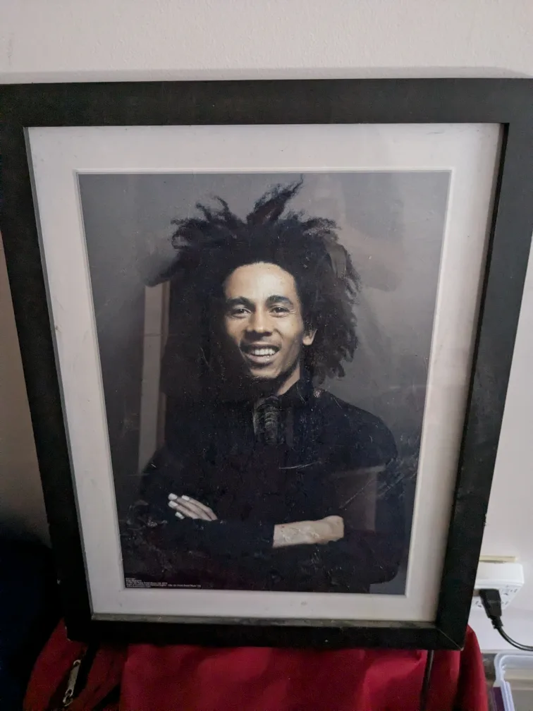 Bob Marley framed photo thumbnail