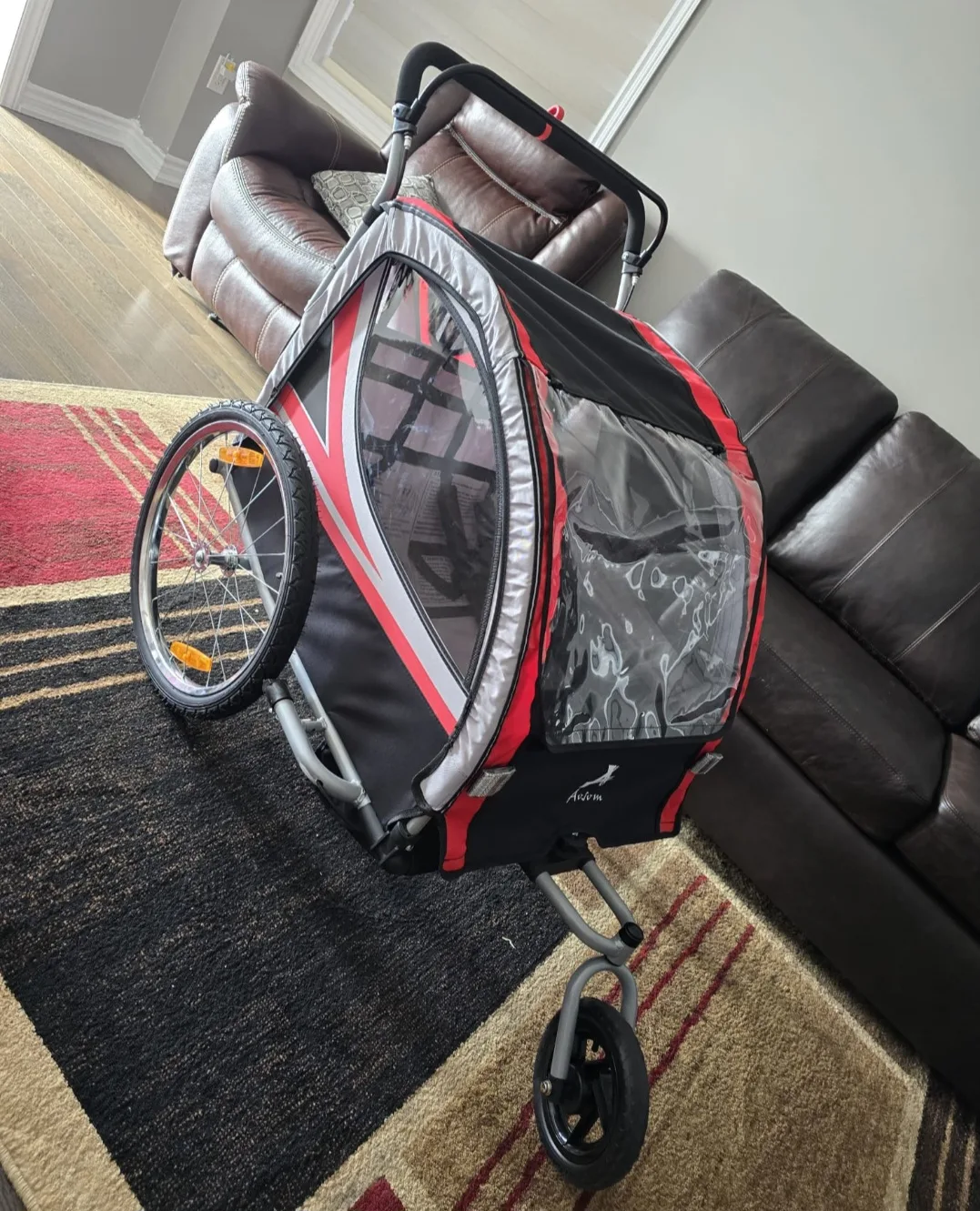 Axiom Child Carrier Bike Trailer and stroller 2 in 1 image indicator(3)