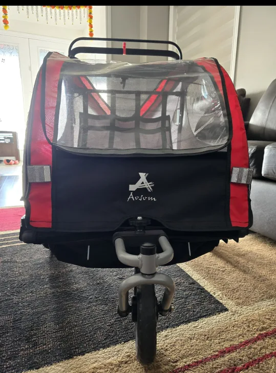 Axiom Child Carrier Bike Trailer and stroller 2 in 1 image indicator(7)