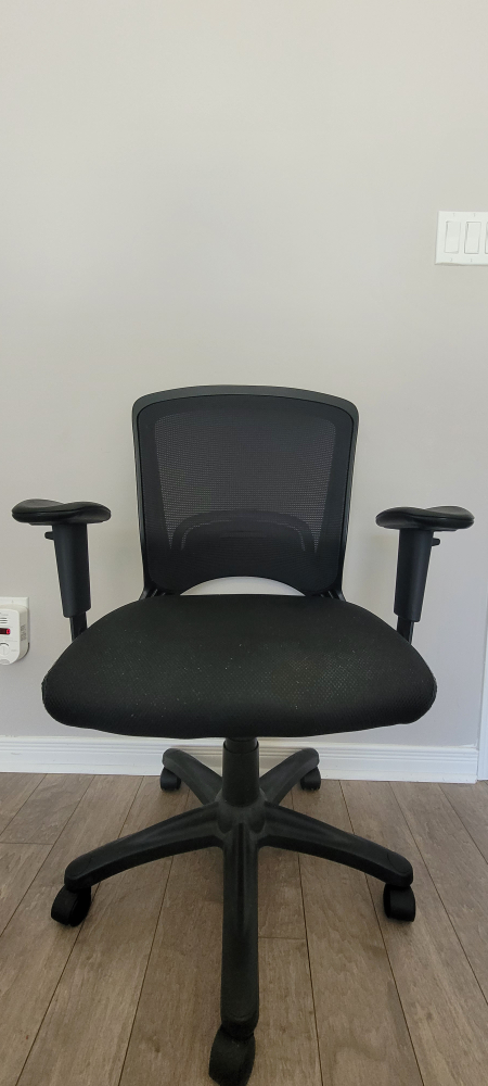 FOR SALE: Black Mesh Task Workstation Chairs from Staples - photo 3