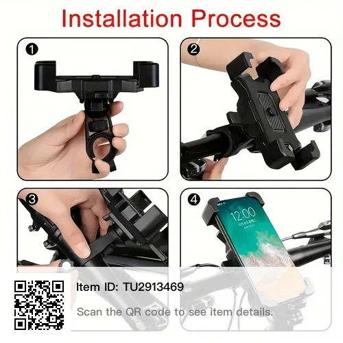 Universal Bike Phone Mount - 360° Rotation thumbnail