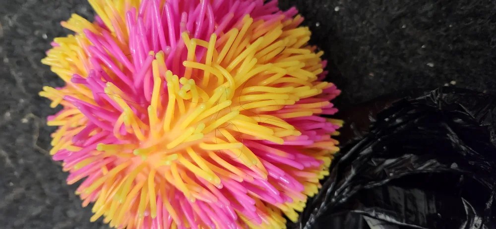 Pink & Yellow Puffer Ball🇨🇦 thumbnail