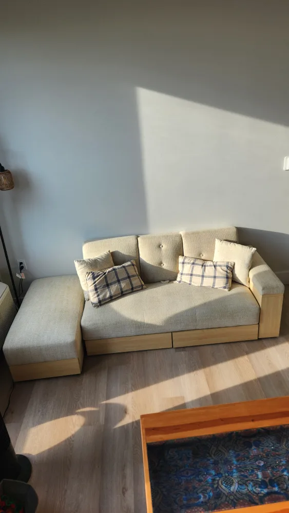 Beige Sofa with Storage thumbnail