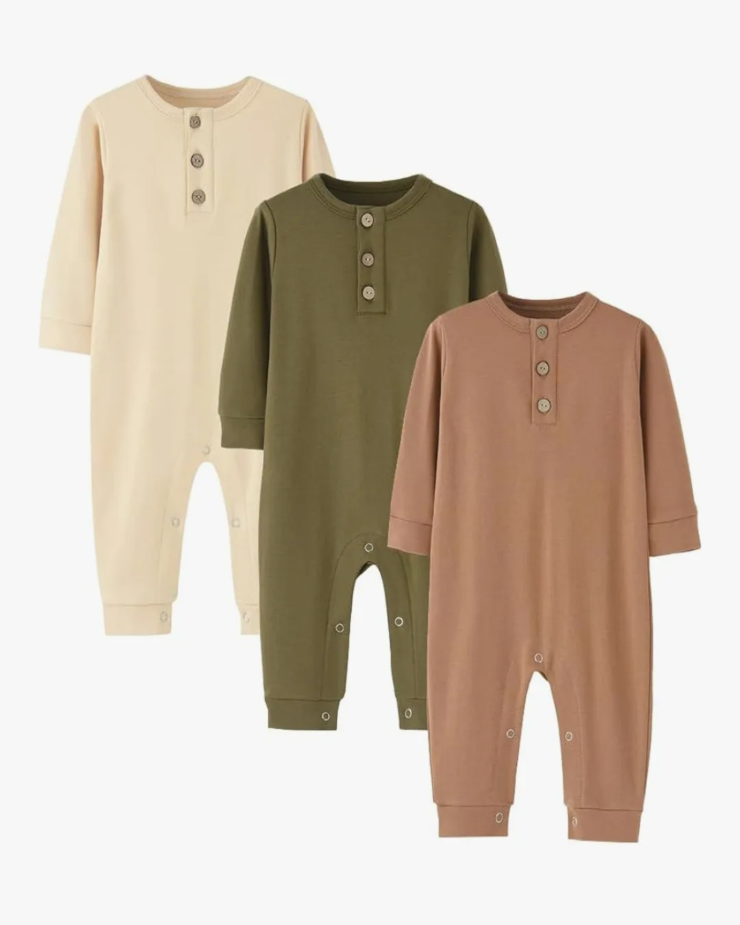 New Baby Rompers 0-3M (Set of 3) thumbnail